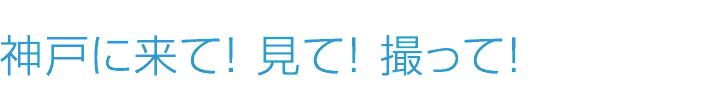 神戸に来て!見て!撮って!